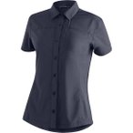 MAIER SPORTS Damen Bluse Magos S/S W, Größe 38 in Blau
