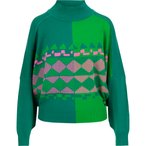 Blutsgeschwister Diamond Loom Egg  Damen  Pullover gruen Größe M Lifestyle  Ha