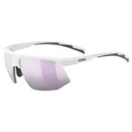 Uvex - Aerios Mirror S3 - Fahrradbrille weiß