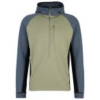 Stoic - MerinoWaffleFleece320 NorrdalSt. 3/4 Zip Hoody - Merinohoodie Gr M oliv