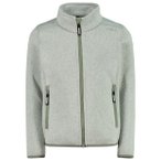 CMP - Girl's Jacket Jacquard Knitted - Fleecejacke Gr 116 grau