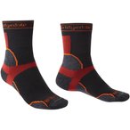 Bridgedale Trail Run Midweight T2 Merino Crew  Herren  Laufsocken schwarz Größ