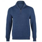 Engel - Troyer - Merinopullover Gr 44 blau