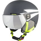 ALPINA Kinder Helm ZUPO VISOR, Größe 51 in Grau