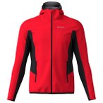 Löffler - Hooded Jacket North Airblocc Light - Softshelljacke Gr 46 rot