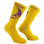La Sportiva Climbing on the Moon Socks Socken, L, yellow/purple