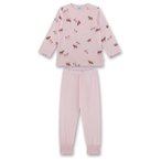 Sanetta - Kid's Pyjama Long AOP 233564 - Schlafanzug Gr 128 rosa