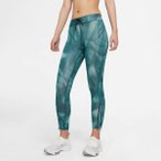 NIKE Damen Lauftights "Epic Faster Run Division" 7/8-Länge, Größe XS in Grün