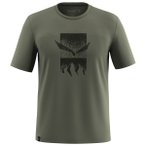 Salewa - Eagle 3Cime T-Shirt - Funktionsshirt Gr 46 oliv