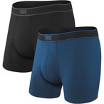 Saxx Underwear Daytripper Bb Fly 2er Pack Boxer Herren  Kurze Unterhose schwarz 