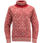 DEVOLD Herren Pullover SVALBARD SWEATER HIGH NECK, Größe M in Rot