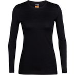 Icebreaker Damen 200 Oasis Longsleeve (Größe L, schwarz)