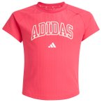 adidas - Girl's Sport Seasonals Collegiate Typography Tee - T-Shirt Gr 170 rosa