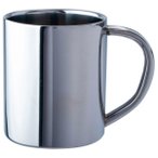 Basic Nature - Edelstahl Thermobecher DeLuxe Gr 0,4 l grau