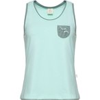 Chillaz Karpathos Flower Pocket Top Damen  Tanktops tuerkis Größe L Bouldern |