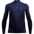 Odlo Blackcomb Eco Half Zip  Herren  Langarm Unterhemden lila Größe S   Elasti