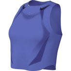 Nike Aeroswift Crop Top Damen  Tanktops blau Größe L Trailrunning | Laufen  El