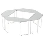 Snow Peak - Jigaro Fire Ring Table - Campingtisch metallic