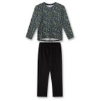 Sanetta - Girl's Cotton Pyjama 1/1 - Alltagsunterwäsche Gr 176 grau/schwarz
