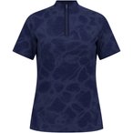 Odlo Ascent Chilltec Polo  Damen  T-Shirts blau Größe S Trekking  Atmungsaktiv