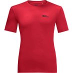 JACK WOLFSKIN Herren Shirt TECH T M, Größe M in Rot