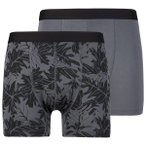 Stoic - TrosaSt. Boxer long 2-Pack - Kunstfaserunterwäsche Gr M grau