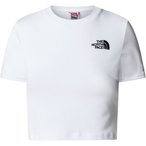 The North Face Crop  Damen  T-Shirts weiss Größe L Lifestyle Atmungsaktiv