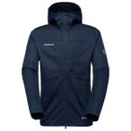 Mammut - Ultimate VIII Softshell Hooded Jacket - Softshelljacke Gr M blau
