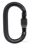 Black Diamond Oval Keylock Screwgate Schraubkarabiner-Schwarz-One Size