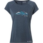 Vaude Tekoa II  Damen  T-Shirts blau Größe XXS Trekking  Hautfreundlich Lyocel