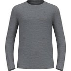 ODLO Herren Unterhemd BL TOP crew neck l/s MERINO 20, Größe XL in Grau