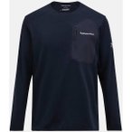 PEAK PERFORMANCE Herren Sweatshirt M Freelight Polartec Grid-BLACK, Größe XL i