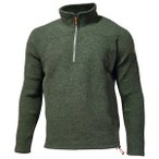 Ivanhoe of Sweden - Brodal Half Zip - Wollpullover Gr M oliv