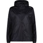 CMP Damen Rain Hoodie Jacke (Größe XS, schwarz)