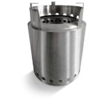 Origin Outdoors - Holzofen Funnel - Trockenbrennstoffkocher stainless steel