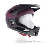 Uvex React Kinder Fullface Helm-Dunkel-Rot-52-56