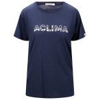 Aclima - Women's Lightwool Tee Logo - Merinoshirt Gr M blau