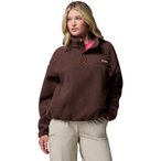 Columbia Helvetia II Cropped Half Snap  Damen  Pullover braun Größe L Lifestyl