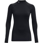 UNDER ARMOUR Damen Shirt UA CG AUTHENTICS MOCKNECK, Größe S in Schwarz