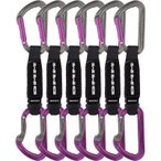 DMM Shadow Quickdraw - Express-Set 12 cm titanium-purple 6er Set