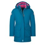 Trollkids - Girl's Alesund Coat - Mantel Gr 110 blau