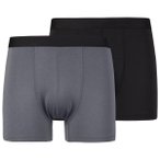 Stoic - TrosaSt. Boxer 2-Pack - Boxershorts Gr S grau/schwarz