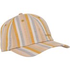 KnowledgeCotton Apparel Seersucker Striped Cap  Basecaps gelb Größe ONE SIZE L