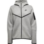 NIKE Damen Unterjacke W NSW TCH FLC WR FZ HDY 2, Größe XL in Grau