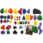 Metolius PU Mega Pack 40 Griff-Set  Klettergriffe orange Größe One Size Traini