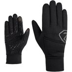 Ziener Ivano Touch   Fingerhandschuhe schwarz Größe 6 Trekking  Wasserabweisen