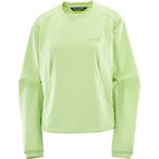 Salomon Motomesh Crewneck  Damen  Pullover gruen Größe S Trekking  Atmungsakti