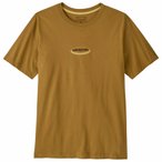 Patagonia '95 Oval Logo T-Shirt, S, bobcat brown: sunshine