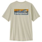 Patagonia - Cap Cool Daily Shirt Boardshort Logo - Funktionsshirt Gr XS beige