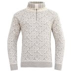 Devold - Svalbard Sweater Zip-Neck - Wollpullover Gr XS grau